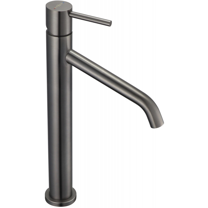 Mexen Rumba robinetterie de lavabo haute, graphite - 73510-66
