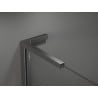 Cabine de douche coulissante Mexen Velar L 100 x 80 cm, transparent, gris canon brossé - 871-100-080-03-66