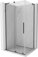 Mexen Velar L cabine de douche coulissante 120 x 85 cm, transparent, gris canon brossé - 871-120-085-03-66