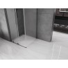 Mexen Velar L cabine de douche coulissante 90 x 90 cm, givrée, gris canon brossé - 871-090-090-33-66