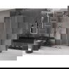 Mexen Velar L cabine de douche coulissante 120 x 120 cm, givre, gris canon brossé - 871-120-120-33-66