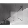 Mexen Velar L cabine de douche coulissante 90 x 70 cm, givré, gris canon brossé - 871-090-070-33-66