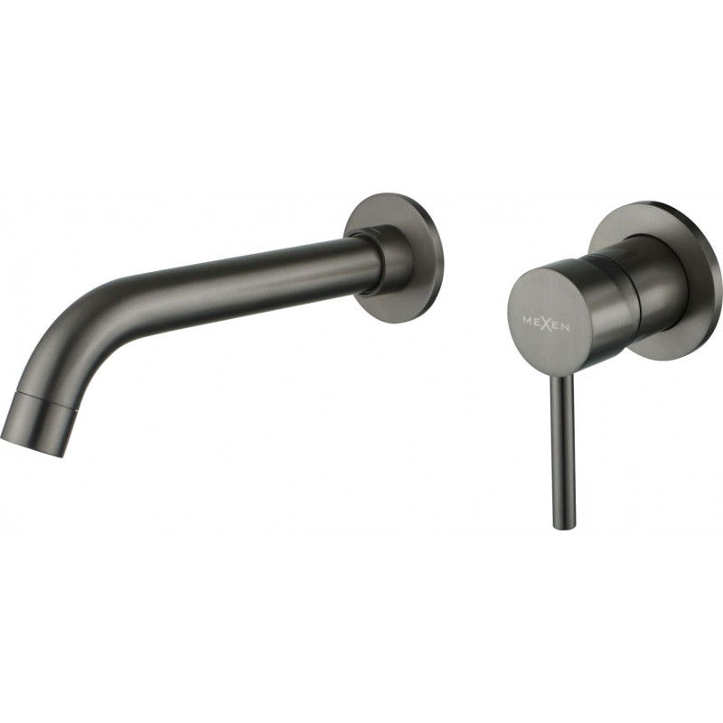 Mexen Alma robinet de lavabo pour installation encastrée, Graphite - 75015-66