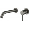 Mexen Alma robinet de lavabo encastré, gun gray brossé - 75015-66