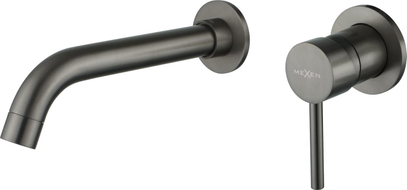 Mexen Alma robinet de lavabo encastré, gun gray brossé - 75015-66