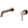 Mexen Alma robinet de lavabo pour installation encastrée, Or rose - 75015-60