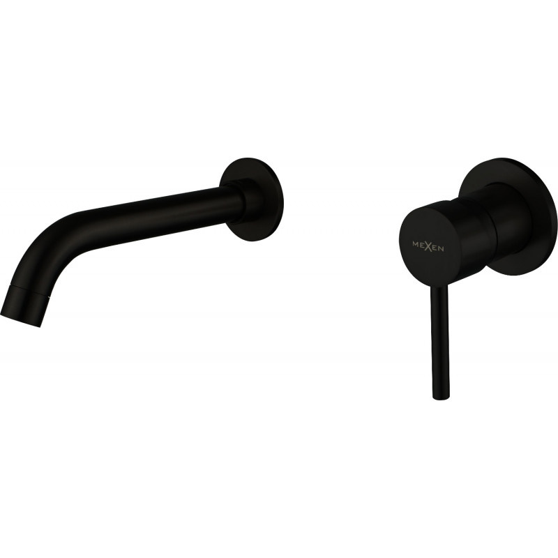 Mexen Alma robinet de lavabo pour installation encastrée, Noir - 75015-70