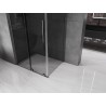 Mexen Velar L cabine de douche coulissante 110 x 75 cm, graphite, gris canon brossé - 871-110-075-43-66