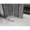 Mexen Velar L cabine de douche coulissante 110 x 90 cm, transparente, noire - 871-110-090-03-70