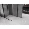 Mexen Velar L cabine de douche coulissante 110 x 90 cm, transparente, noire - 871-110-090-03-70