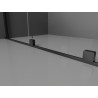Mexen Velar L cabine de douche coulissante 110 x 90 cm, transparente, noire - 871-110-090-03-70