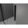Mexen Velar L cabine de douche coulissante 110 x 90 cm, transparente, noire - 871-110-090-03-70