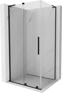 Mexen Velar L cabine de douche coulissante 120 x 90 cm, transparent, noir- 871-120-090-03-70