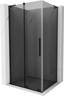 Mexen Velar L cabine de douche coulissante 120 x 110 cm, graphite, noire - 871-120-110-43-70