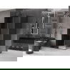 Mexen Velar L cabine de douche coulissante 120 x 85 cm, graphite, noir - 871-120-085-43-70