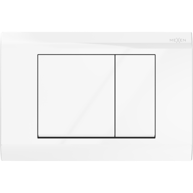 Mexen Fenix Air 01 bouton de chasse pneumatique, blanc brillant - 6A0100