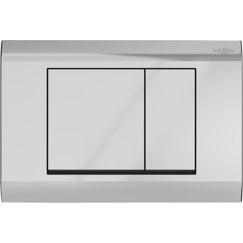 Mexen Fenix Air 01 bouton de chasse pneumatique, chrome brillant - 6A0101
