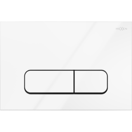 Mexen Fenix Air 02 bouton de chasse pneumatique, blanc brillant - 6A0200