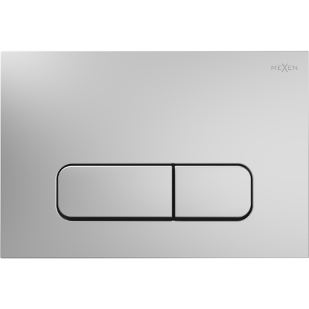 Bouton de chasse d'eau pneumatique Mexen Fenix Air 02, chrome mat - 6A0202