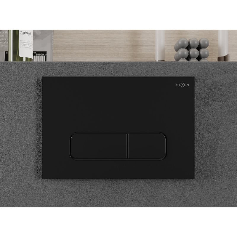 Mexen Fenix Air 02 bouton de chasse pneumatique, noir - 6A0203