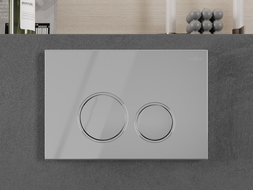 Mexen Fenix Air 05 bouton de chasse pneumatique, chrome brillant - 6A0501