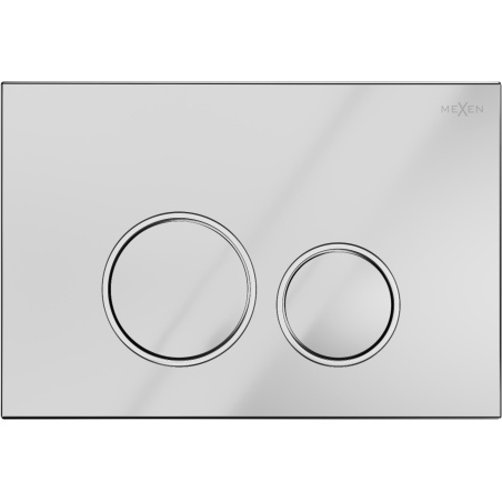 Mexen Fenix Air 05 bouton de chasse pneumatique, chrome brillant - 6A0501