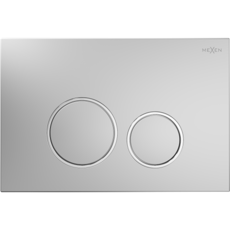 Mexen Fenix Air 05 bouton de chasse pneumatique, chromé mat - 6A0502