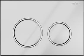 Mexen Fenix Air 07 XS bouton de chasse d'eau pneumatique, chrome brillant - 6A0701