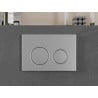 Bouton de chasse pneumatique Mexen Fenix Air 07 XS, chromé mat - 6A0702