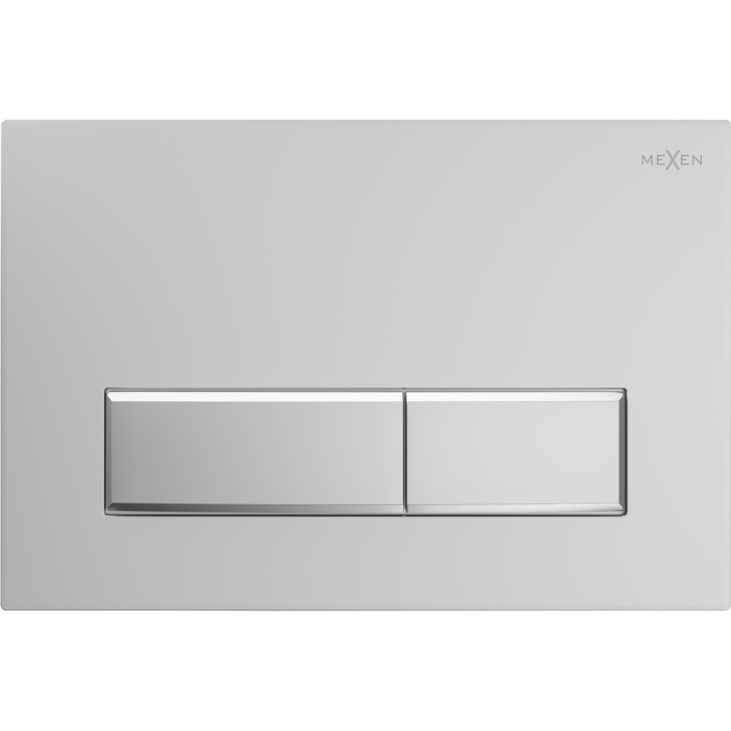 Mexen Fenix Air 09 bouton de chasse pneumatique, chromé mat - 6A0902