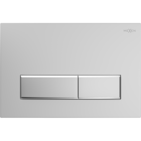 Mexen Fenix Air 09 bouton de chasse pneumatique, chromé mat - 6A0902