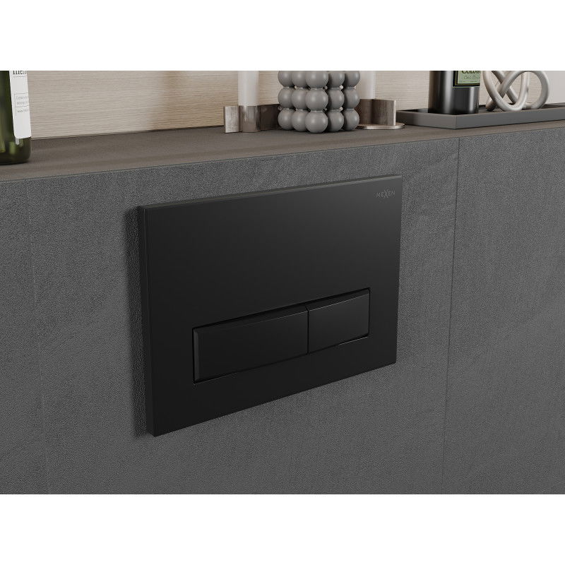 Mexen Fenix Air 09 bouton de chasse pneumatique, noir - 6A0903