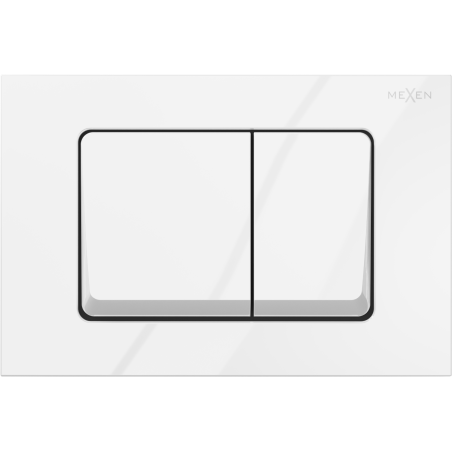 Mexen Fenix Air 10 XS bouton de chasse pneumatique, blanc brillant - 6A1000