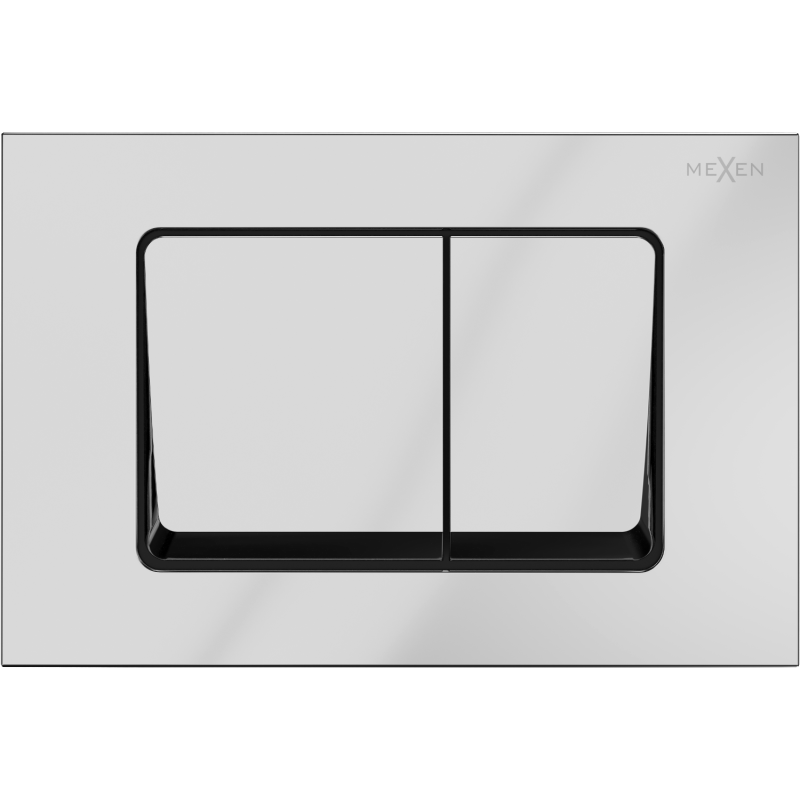 Mexen Fenix Air 10 XS bouton de chasse pneumatique, chrome brillant - 6A1001