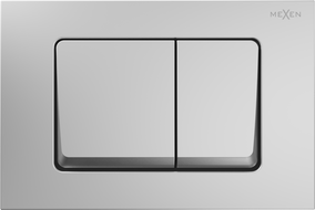 Bouton de chasse pneumatique Mexen Fenix Air 10 XS, chrome mat - 6A1002