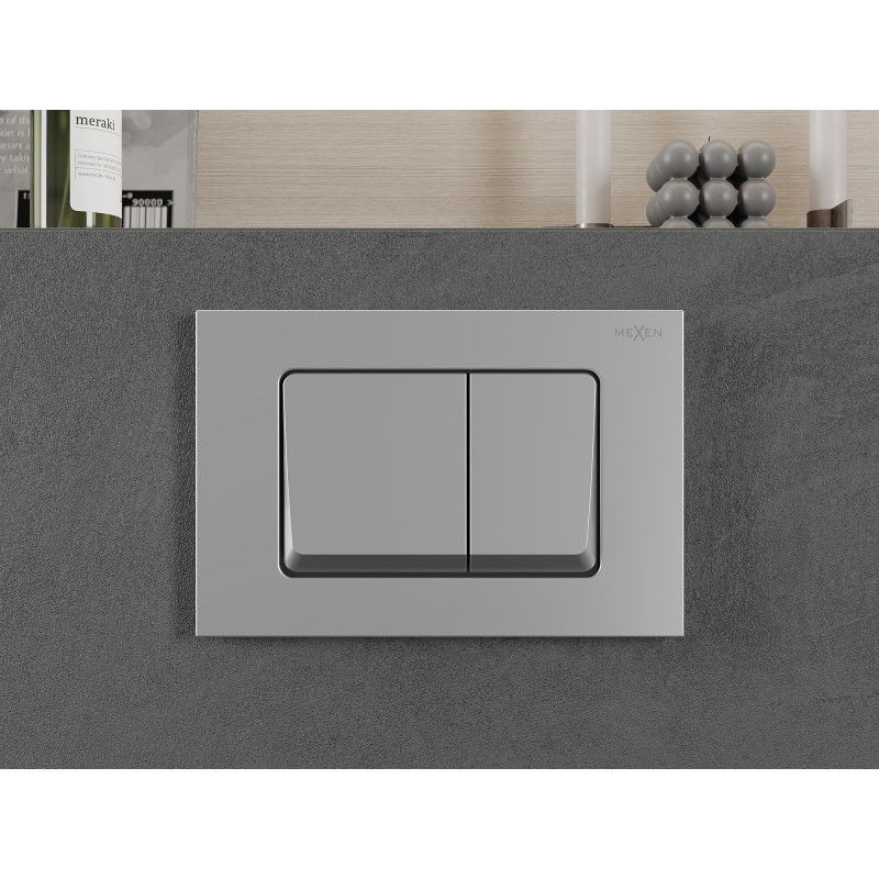 Mexen Fenix Air 10 XS bouton de chasse d'eau pneumatique, chrome mat - 6A1002