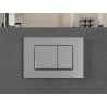 Bouton de chasse pneumatique Mexen Fenix Air 10 XS, chrome mat - 6A1002
