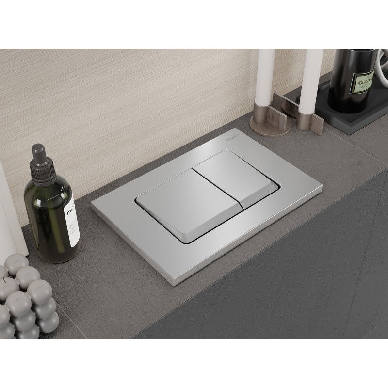 Mexen Fenix Air 10 XS bouton de chasse d'eau pneumatique, chrome mat - 6A1002