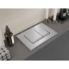 Bouton de chasse pneumatique Mexen Fenix Air 10 XS, chrome mat - 6A1002