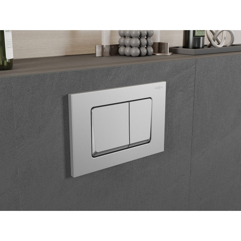 Mexen Fenix Air 10 XS bouton de chasse d'eau pneumatique, chrome mat - 6A1002