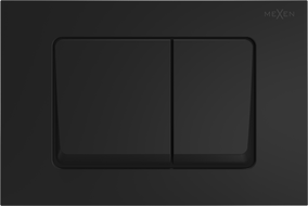 Bouton de chasse pneumatique Mexen Fenix Air 10 XS, noir mat - 6A1003