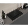 Bouton de chasse pneumatique Mexen Fenix Air 10 XS, noir mat - 6A1003