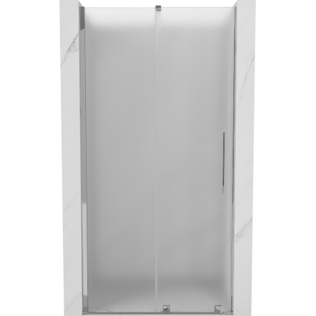 Mexen Velar porte de douche coulissante 110 cm, givre, chrome - 871-110-000-31-01