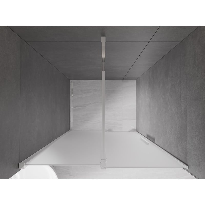 Mexen Velar porte de douche coulissante 100 cm, givré, chrome - 871-100-000-31-01