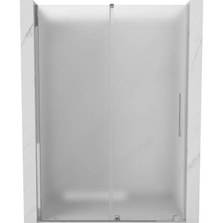 Mexen Velar portes de douche coulissantes 130 cm, givré, chrome - 871-130-000-31-01