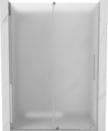Mexen Velar portes de douche coulissantes 130 cm, givré, chrome - 871-130-000-31-01