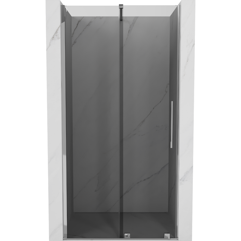 Mexen Velar porte de douche coulissante 120 cm, graphite, chrome - 871-120-000-41-01