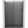 Mexen Velar porte de douche coulissante 150 cm, graphite, chrome - 871-150-000-41-01