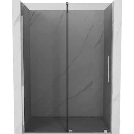 Mexen Velar portes de douche coulissantes 140 cm, graphite, chrome - 871-140-000-41-01