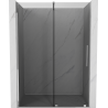 Mexen Velar portes de douche coulissantes 140 cm, graphite, chrome - 871-140-000-41-01